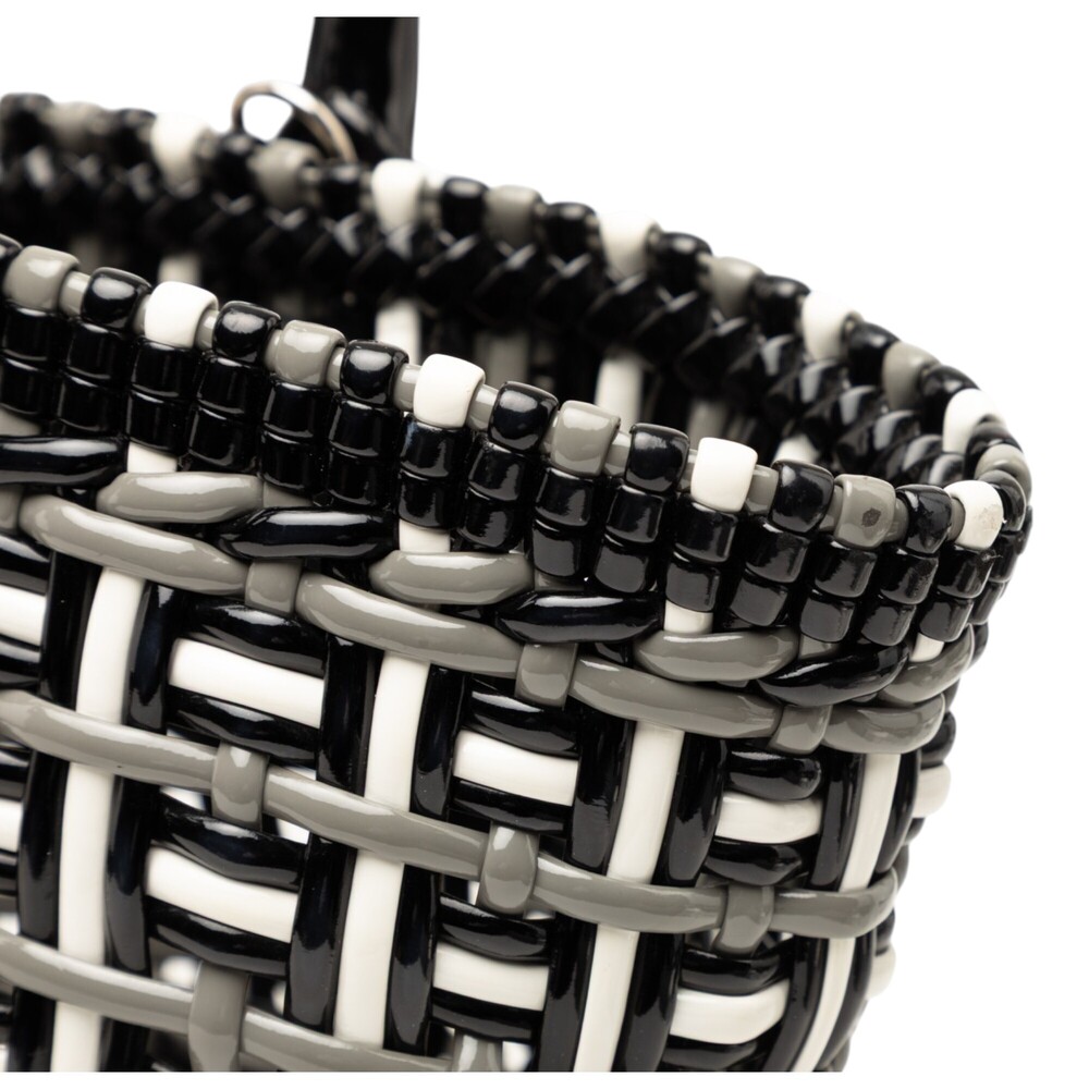 Pre-Loved Balenciaga Faux Leather Bistro Basket Bag XS - Picture 7 of 10